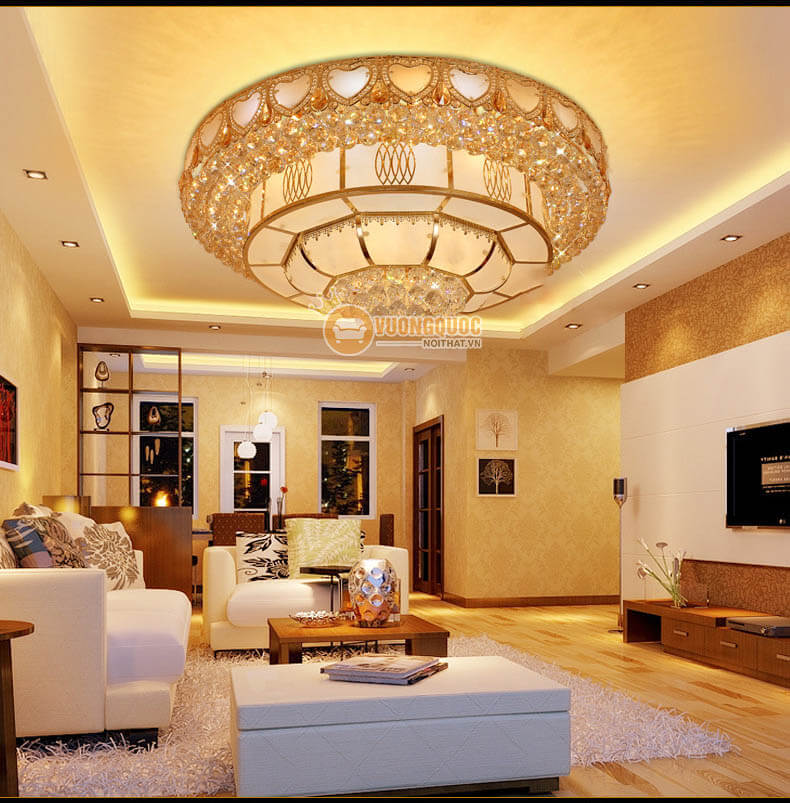 Đèn ốp trần nhập khẩu thiết kế sang trọng độc đáo CM218-8